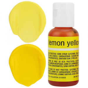 Chefmaster Liqua-Gel Lemon Yellow 0.7 oz