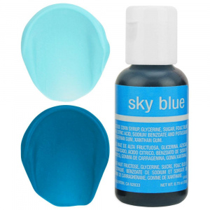 Chefmaster Liqua- Gel Sky Blue 0.7 oz