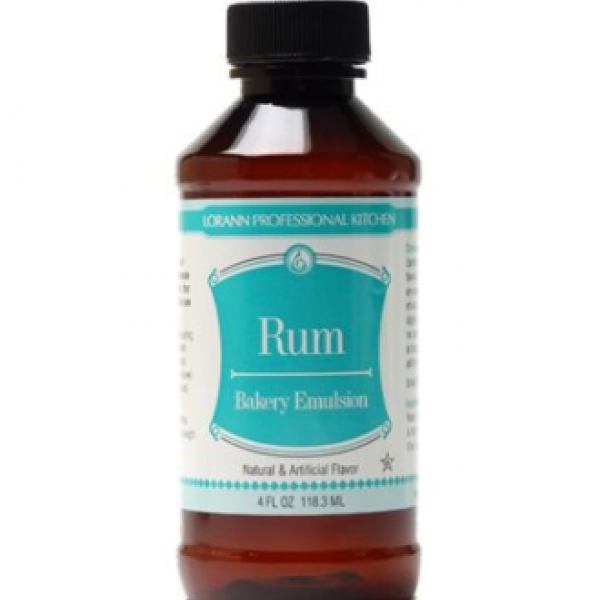 LorAnn Bakery Emulsion Rum Flavour 4 oz.