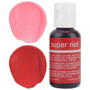 Chefmaster Liqua-Gel Super Red 0.7 oz