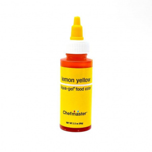 Chefmaster Liqua-Gel Lemon Yellow 2.3 oz