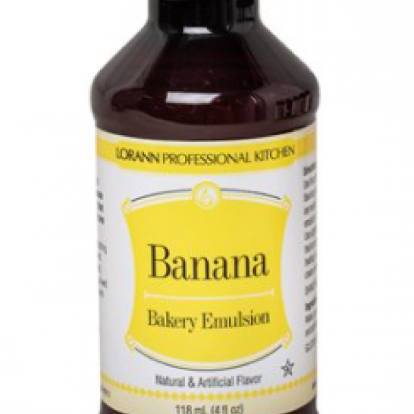 LorAnn Bakery Emulsion Banana Flavour 4 oz. 