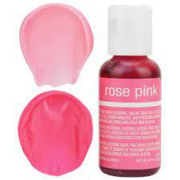 Chefmaster Liqua-Gel Rose Pink 0.7 oz