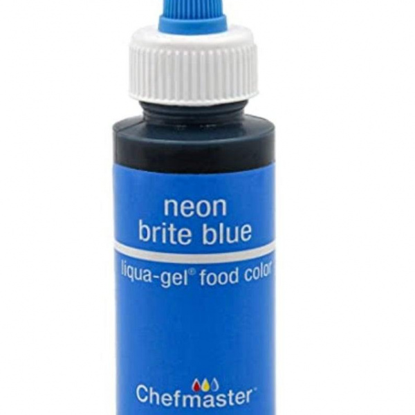 Chefmaster Liqua-Gel Brite Blue 2.3 oz