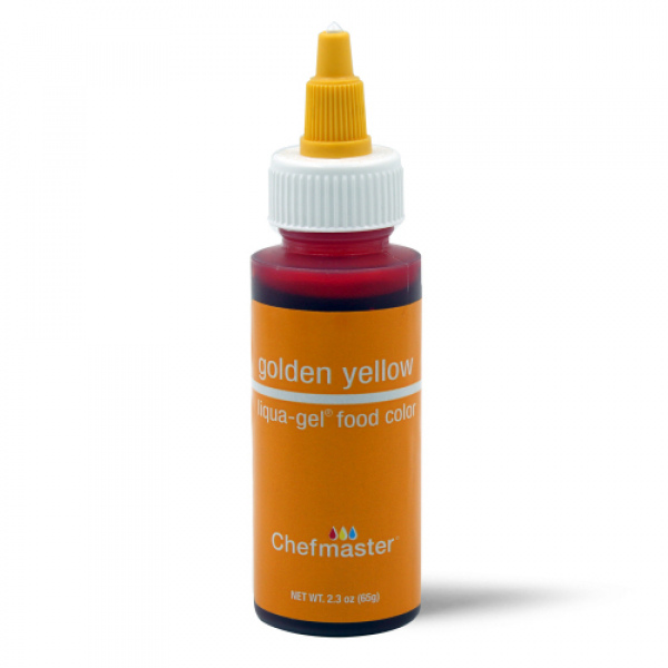 Chefmaster Liqua-Gel Golden Yellow 2.3 oz