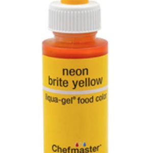 Chefmaster Liqua-Gel Neon Brite Yellow 2.3 oz